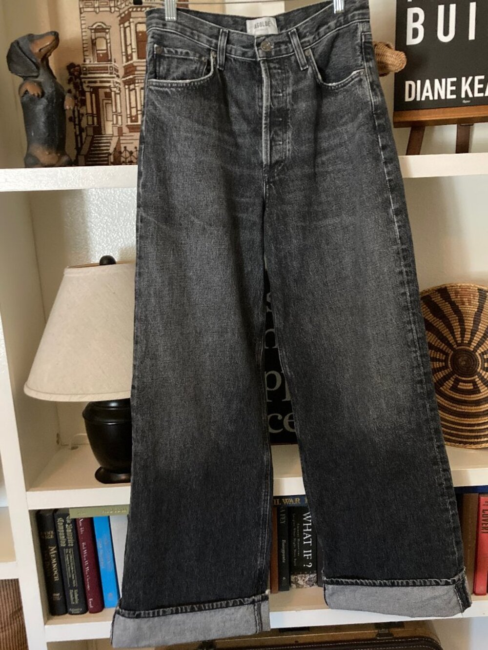 Anthropologie AGOLDE Dame High-Rise Wide-Leg Jeans 27 $258 - Picture 7 of 7